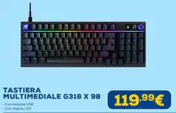Euronics TASTIERA MULTIMEDIALE G316 X 98 offerta
