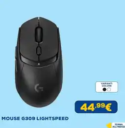 Euronics MOUSE G309 LIGHTSPEED offerta
