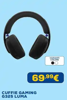 Euronics CUFFIE GAMING G325 LUMA offerta