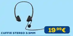 Euronics CUFFIE STEREO 3.5MM offerta