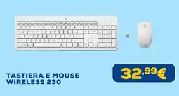 Euronics TASTIERA E MOUSE WIRELESS 230 offerta