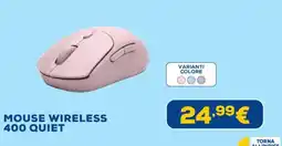 Euronics MOUSE WIRELESS 400 QUIET offerta