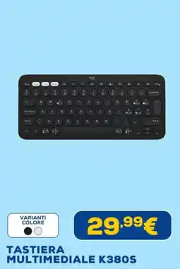 Euronics logi TASTIERA MULTIMEDIALE K380S offerta