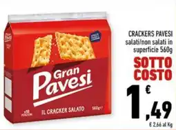 Conad Margherita Gran Pavesi IL CRACKER SALATO offerta