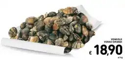 Spazio Conad VONGOLE VERACI GRANDI offerta