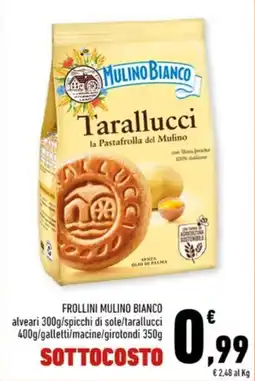 Conad Margherita Tarallucci Mulino Bianco offerta