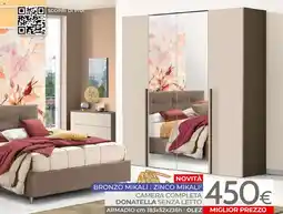 Mondo Convenienza CAMERA COMPLETA DONATELLA SENZA LETTO offerta