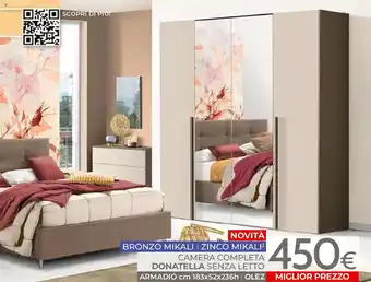 CAMERA COMPLETA DONATELLA SENZA LETTO