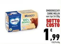 Conad Margherita Carne Mellin offerta