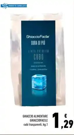 Conad GhiaccioFacile cubi trasparenti offerta