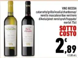Conad Margherita Catarratto Nero d'Avola offerta