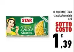 Conad Margherita Star Dado Classico offerta