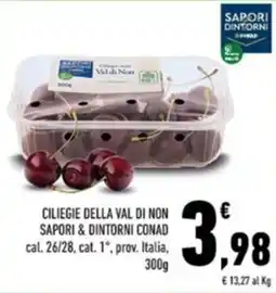 Conad Margherita Ciliegie della Val di Non Sapori & Dintorni Conad offerta