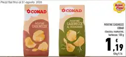 Conad Patatine Caserecce CONAD offerta