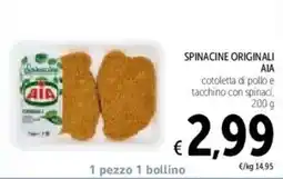 Spazio Conad Spinacine Originali AIA offerta