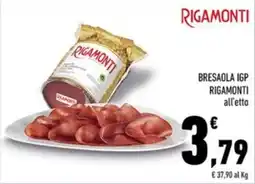 Conad Margherita Bresaola IGP Rigamonti offerta