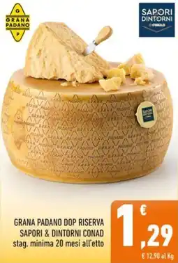 Conad Margherita GRANA PADANO DOP RISERVA offerta