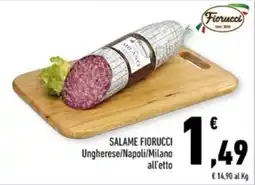 Conad Margherita Salame Fiorucci offerta