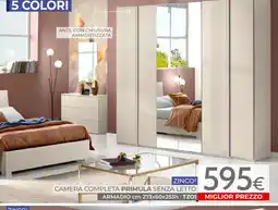 Mondo Convenienza Camera completa primula senza letto offerta