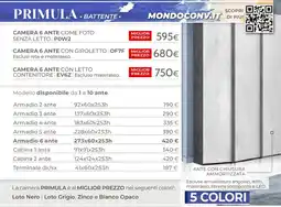 Mondo Convenienza PRIMULA • BATTENTE offerta