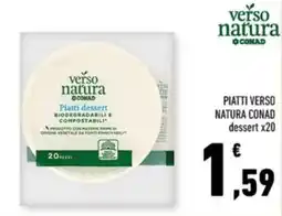 Conad Margherita Piatti dessert verso natura offerta