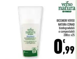 Conad Margherita Bicchieri verso natura offerta