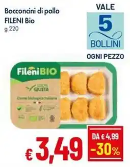 Galassia Bocconcini di pollo FILENI Bio offerta