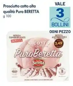 Galassia Prosciutto cotto alta qualità Puro Beretta offerta