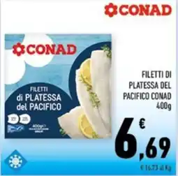 Conad Margherita Filetti di Platessa del Pacifico CONAD offerta