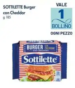 Galassia Sottilette Burger con Cheddar offerta