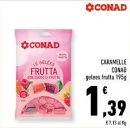 Conad Margherita Caramelle Conad gelées frutta offerta