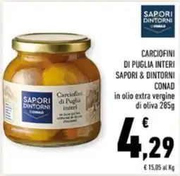 Conad Margherita Carciofini di Puglia interi SAPORI & DINTORNI offerta