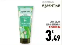 Conad Margherita Latte dopo sole Conad Essentiae offerta