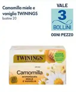 Galassia Camomilla miele e vaniglia TWININGS offerta