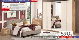 Mondo Convenienza LETTO MATRIMONIALE SOGNO CON CONTENITORE E PIEDINI offerta