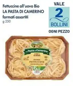 Galassia Fettuccine all'uovo Bio LA PASTA DI CAMERINO offerta