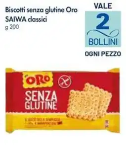 Galassia Biscotti senza glutine Oro SAIWA classici offerta