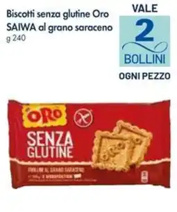 Galassia Biscotti senza glutine Oro SAiWA al grano saraceno offerta