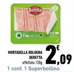Conad Margherita Mortadella Bologna Beretta offerta
