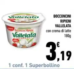 Conad Margherita Bocconcini Ripieni Vallelata offerta