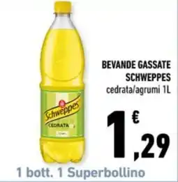Conad Margherita Schweppes Cedrata offerta