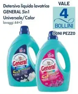 Galassia Detersivo liquido lavatrice GENERAL Sin1 Universale/Color offerta