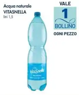Galassia Acqua naturale VITASNELLA offerta