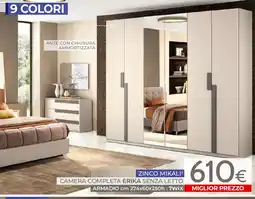 Mondo Convenienza Camera completa erika senza letto offerta