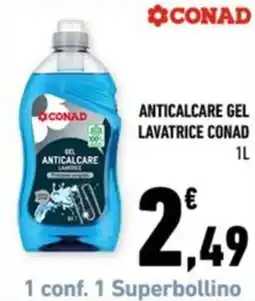 Conad Margherita Anticalcare Gel Lavatrice Conad offerta