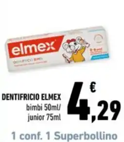 Conad Margherita DENTIFRICIO ELMEX offerta