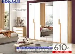 Mondo Convenienza Camera completa erika senza letto offerta