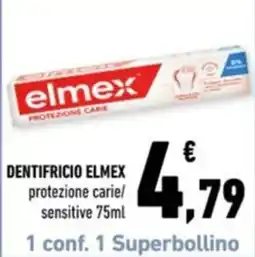 Conad Margherita DENTIFRICIO ELMEX protezione carie/sensitive offerta