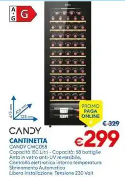 MD Discount Candy cantinetta CWC058 offerta