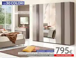 Mondo Convenienza Camera completa vela senza letto offerta